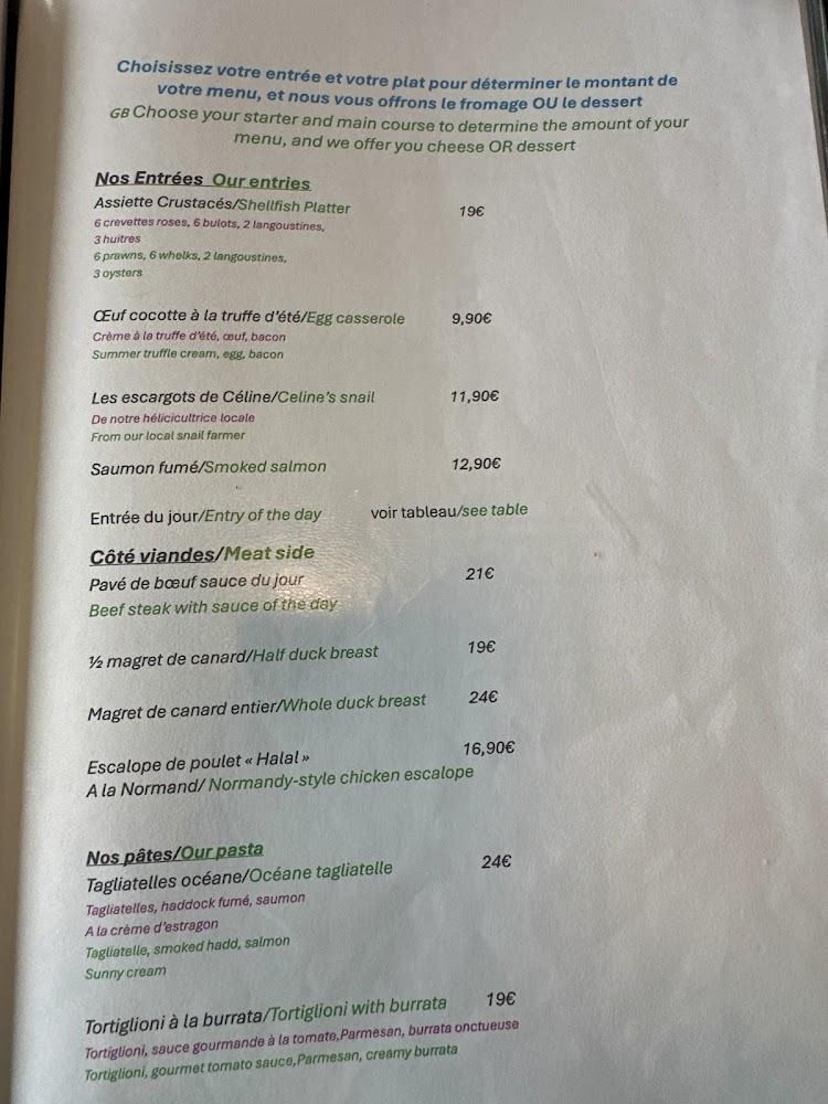 LE MARQUIS - Menu Image 3